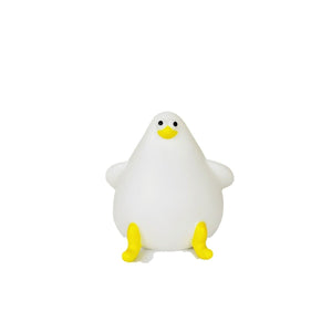 Warm Lovely Cute Cartoon Silicone Sea Gull Night Light With USB Charging Christmas Gifts Kids Grils Room Bedside Sleeping Lamp - Zambeel