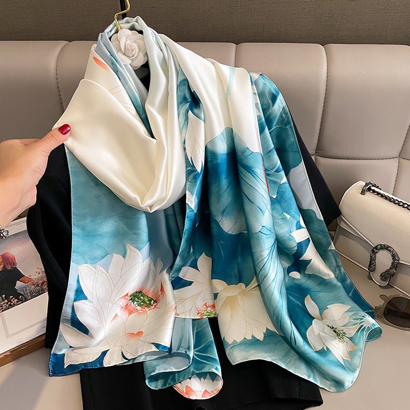 Warm Scarf Air Conditioning Shawl Spring And Autumn Beach Towel - Zambeel