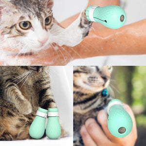 Wash Cat Feet Set Cat Bath Supplies Hold Cat Artifact - Zambeel