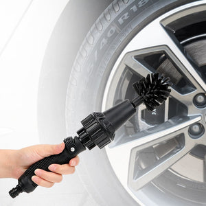 Water - driven Rotary Cleaning Brush Wash Hand - held Water Spray Brush - Zambeel