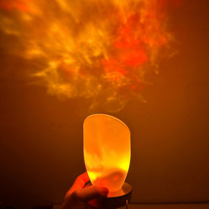 Water Ripple Flame Atmosphere Table Lamp - Zambeel
