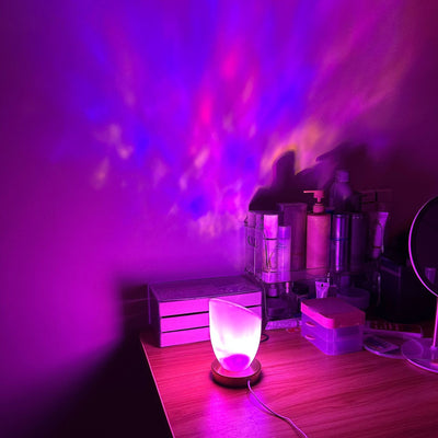 Water Ripple Flame Atmosphere Table Lamp - Zambeel