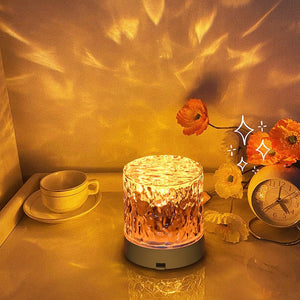 Water Ripple Rotating Projection Ambient Night Light - Zambeel