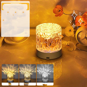 Water Ripple Rotating Projection Ambient Night Light - Zambeel