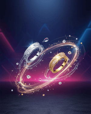 Wave Crystal Ring - Zambeel