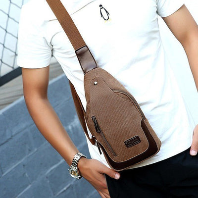 Wear - resistant Large Capacity Crossbody Chest Bag - Zambeel