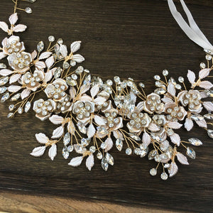 Wedding Dress, Hair Accessories, Headband - Zambeel