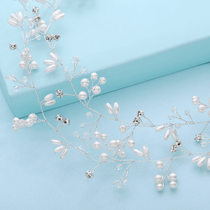 Wedding Hair Accessories Crystal Pearl Hair Accessories - Zambeel