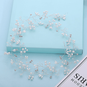 Wedding Hair Accessories Crystal Pearl Hair Accessories - Zambeel