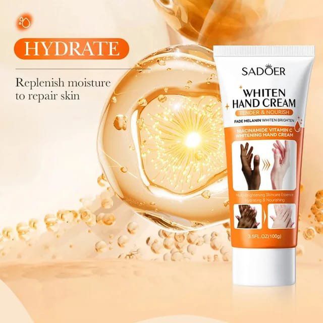 Whiten Hand Cream (100g) - Zambeel
