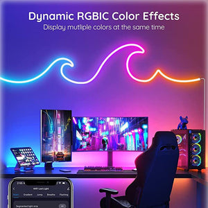 WiFi Smart DIY Modeling Music Neon Light With Music Light Bar Music Remote Control Horse Running Light - Zambeel