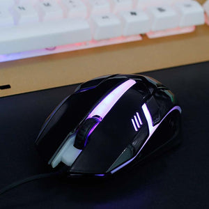 Wired Photoelectric Computer Office Home Gaming Light - Transmitting Mouse - Zambeel