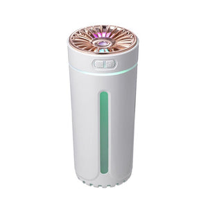 Wireless Air Humidifier Colorful Lights Mute Ultrasonic USB Fogger Diffuser Purifier 800mAh Rechargeabl Cool Mist Maker For Car - Zambeel