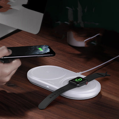 Wireless Charger For Apple 11 Fast Charging Smart Watch Universal Universal Car 2 - In - 1 - Zambeel