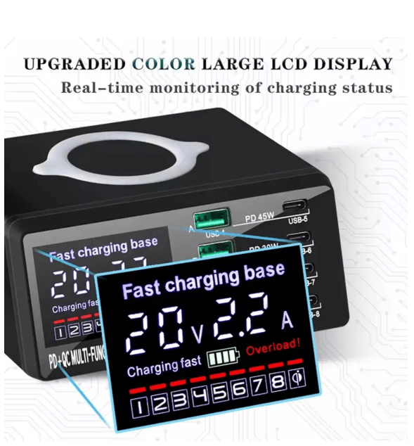 Wireless Charging Station Charger - Zambeel