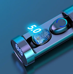 Wireless Dual Ear Wireless Bluetooth Headset - Zambeel