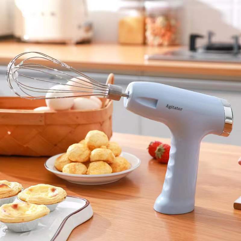 Wireless Electric Whisk Household Automatic Cream Blender - Zambeel