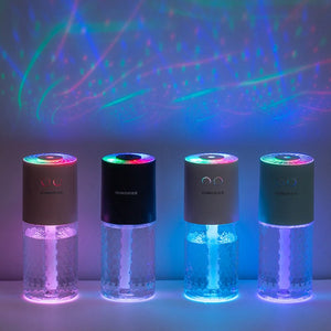 Wireless Humidifier Magic Crystal Projection Lamp Mini Portable - Zambeel