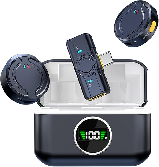 Wireless Microphone With Charging Cabin - Zambeel