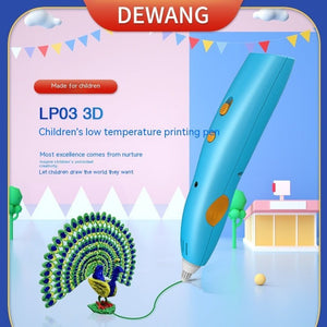 Wireless Pen Toy Children's Three - dimensional Graffiti Not Hot Charging Smart 3d Drawing - Zambeel