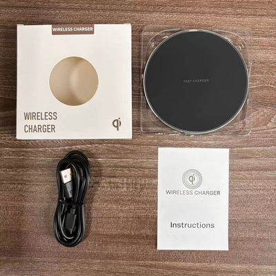 Wireless Phone Charger Disc Aluminum Alloy - Zambeel