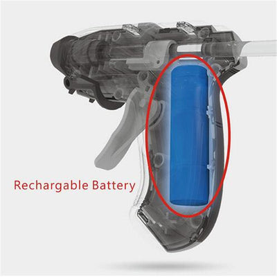 Wireless Use Hot Melt Glue Gun Rechargeable Electric Melt Glue Stick - Zambeel
