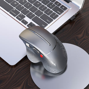 Wireless Vertical Mouse Side Roller Ergonomics - Zambeel
