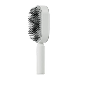 Women Fashion 3D Hair Growth Comb Hairbrush Self - Cleaning Hair Brush Self Cleaning Hair Brush For Women Massage Scalp Promote Blood Circulation Anti Hair Loss - Zambeel