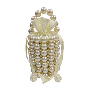 Women's Acrylic Dyed Handmade Beaded Handbag - Zambeel