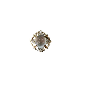 Womens Adjustable Ring With Luxurious Romantic Moonstone - Zambeel