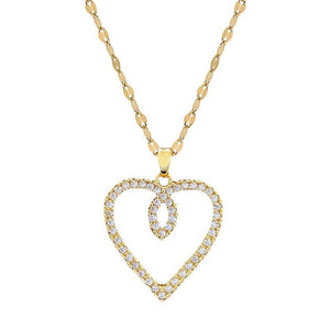 Women's All - match Clavicle Chain Titanium Steel - Zambeel