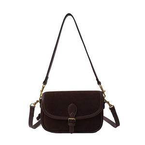 Women's British Style Vintage Saddle Bag Temperament Wild - Zambeel