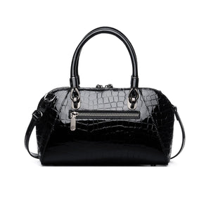 Women's Fashion All - matching Cowhide Messenger Bag - Zambeel