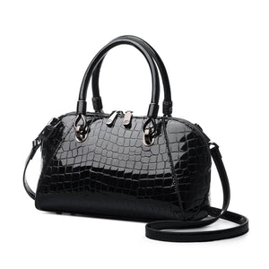 Women's Fashion All - matching Cowhide Messenger Bag - Zambeel