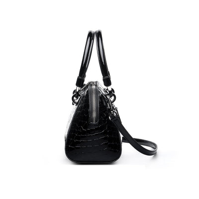 Women's Fashion All - matching Cowhide Messenger Bag - Zambeel
