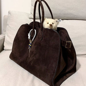 Women's Fashion Casual Large Capacity Retro Commuter Hand - carrying Bag - Zambeel