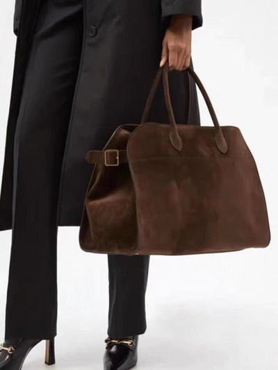 Women's Fashion Casual Large Capacity Retro Commuter Hand - carrying Bag - Zambeel