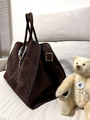 Women's Fashion Casual Large Capacity Retro Commuter Hand - carrying Bag - Zambeel