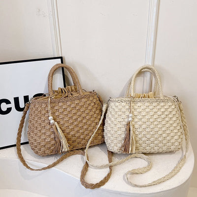 Women's Fashion Personality Hand - Carrying Woven Bag - Zambeel