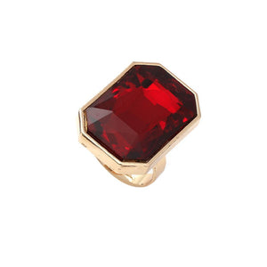 Women's Fashion Personality Ring, Creative Minimalist Square Ring, Suitable For Daily Wear, Gifting & Vacation - Zambeel