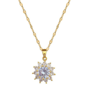 Women's Fashion Personality Sunflower Necklace - Zambeel