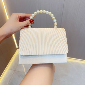 Women's Fashion Pleated Evening Bag - Zambeel
