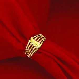 Women's Heart Music Staff Ring Exquisite, Fashionable & Bestselling Heart Open Band High - End, Niche & Versatile Jewelry Gift For Her - Zambeel