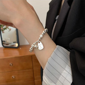 Womens Light - Luxury Irregular Matte Beaded Bracelet - Zambeel