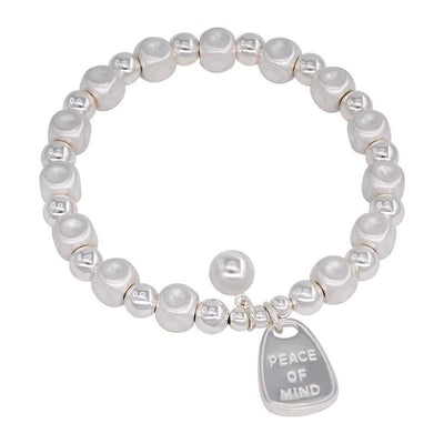 Womens Light - Luxury Irregular Matte Beaded Bracelet - Zambeel