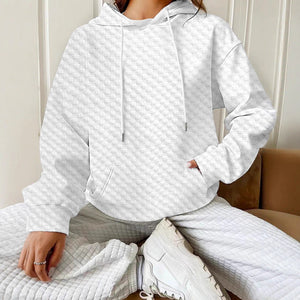 Women's Long Sleeve Sweatshirt Casual And Fashionable Pullover Hoodie - Zambeel