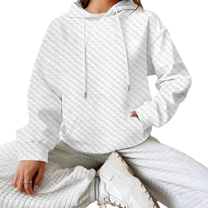 Women's Long Sleeve Sweatshirt Casual And Fashionable Pullover Hoodie - Zambeel