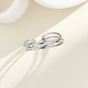 Womens Minimalist, Personalized Cross - open Ring For Students - Zambeel