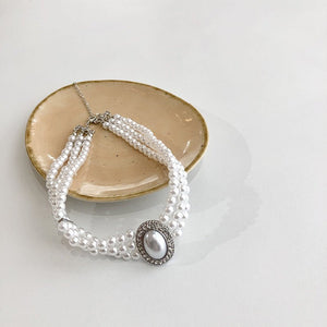 Women's Multi - layer Pearl Decorative Necklace - Zambeel