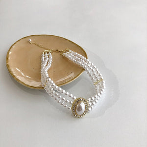 Women's Multi - layer Pearl Decorative Necklace - Zambeel